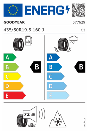 435/50 R19,5 160J TL KMAX T G2 FRT AUFL / M+S / 3PMSF 160 J GOODYEAR