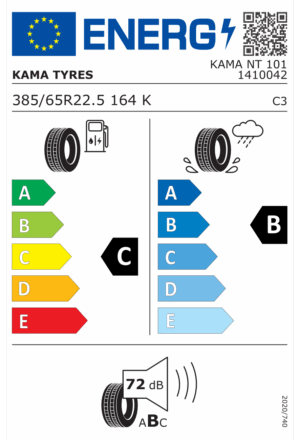 385/65 R22,5 NT101 164K TL Kama