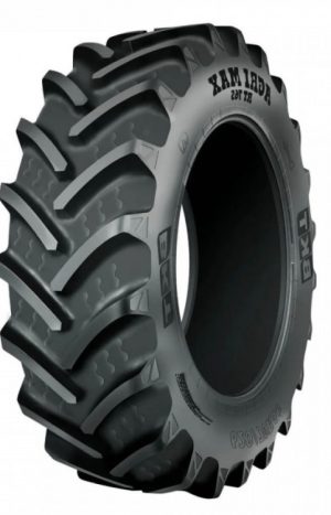 650/75 R38 TL BKT 169 D, TL, AGRIMAX RT 765 23 X 38 auf starrer Anfertigungsfelge, lackiert