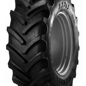 650/75 R38 TL BKT 169 D, TL, AGRIMAX RT 765 23 X 38 auf starrer Anfertigungsfelge, lackiert