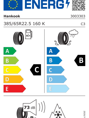 385/65 R22,5 TL HANKOOK SMART WORK TM11 20PR 160K 3PMSF