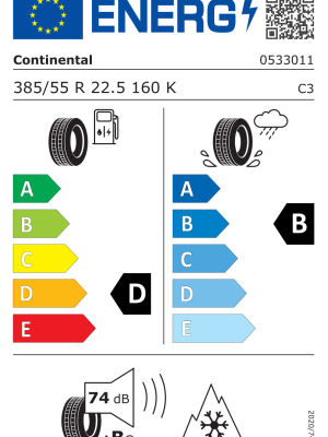 385/55 R22,5 TL Continental CONTI SCANDINAVIA HT3 160K 20PR