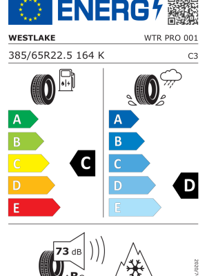385/65 R22,5 164K TL WTR PRO AUFL / M+S / 3PMSF 164 K 15R 22.5 WESTLAKE