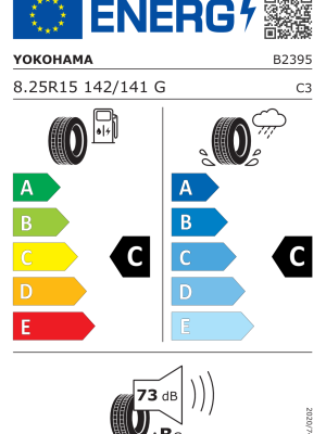 8,25 R15 142G TT Y785R TFL 142/141 G YOKOHAMA