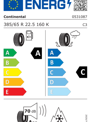 385/65 R22,5 TL Continental CONTI ECOPLUS HT3+ 160K 20PR